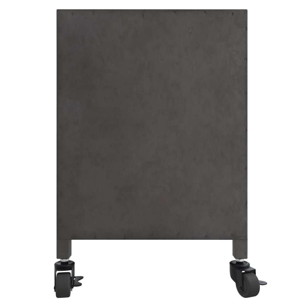 Tv-meubel 110x30x40 cm ijzer zilverkleurig MeubelReus