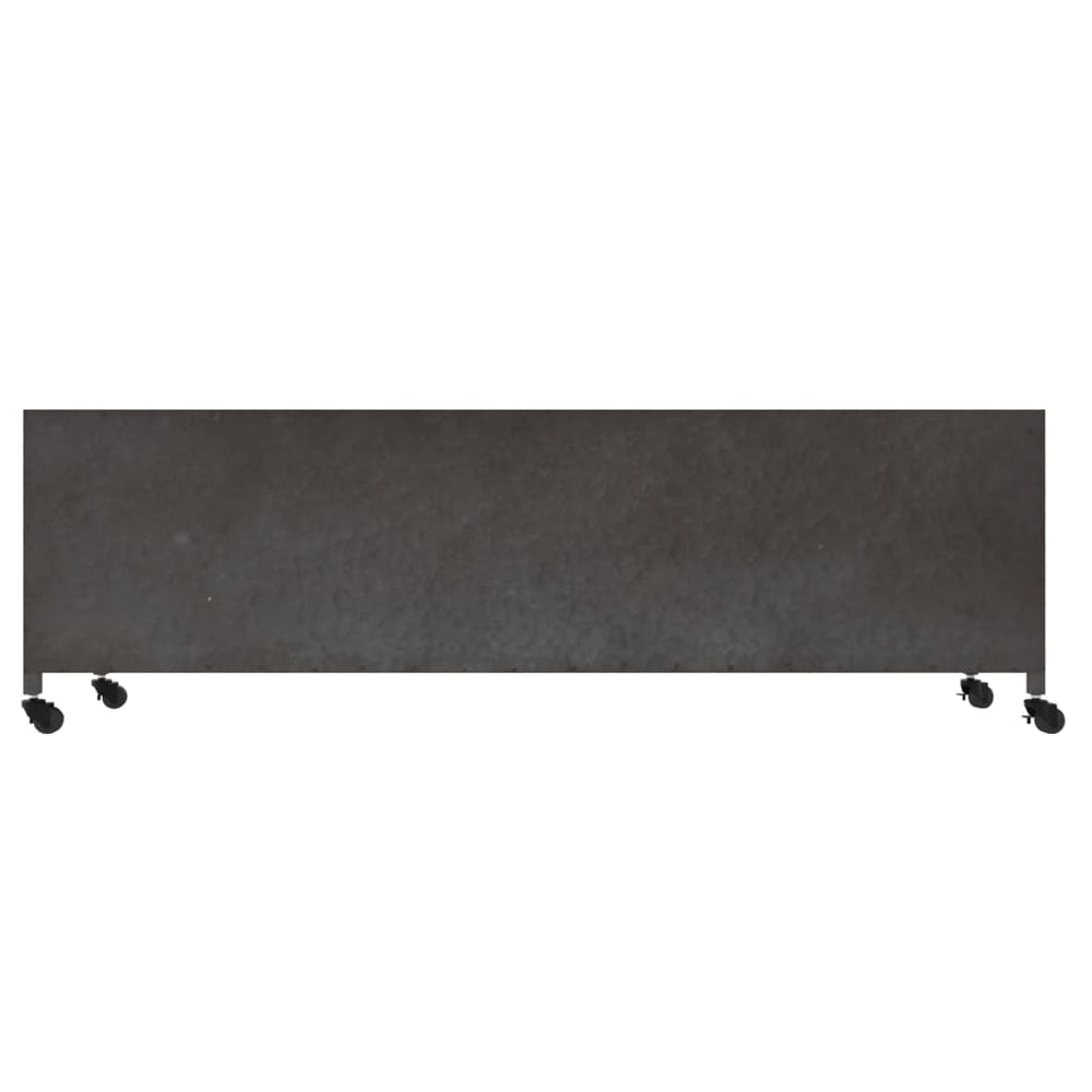 Tv-meubel 110x30x40 cm ijzer zilverkleurig MeubelReus