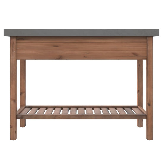 Wandtafel 110x35x80 cm massief vurenhout MeubelReus