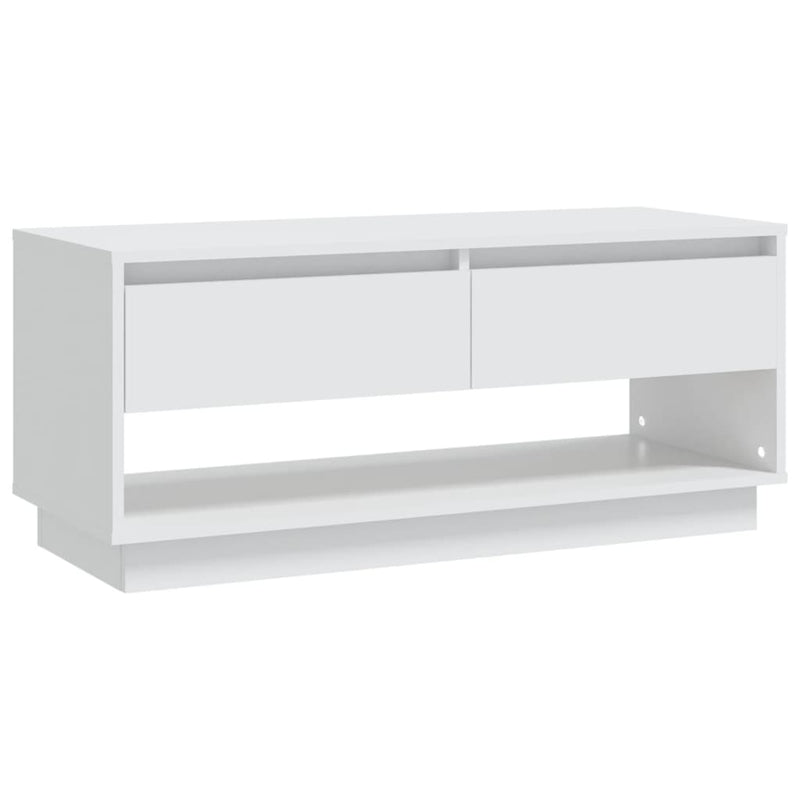 Tv-meubel 102x41x44 cm bewerkt hout wit MeubelReus