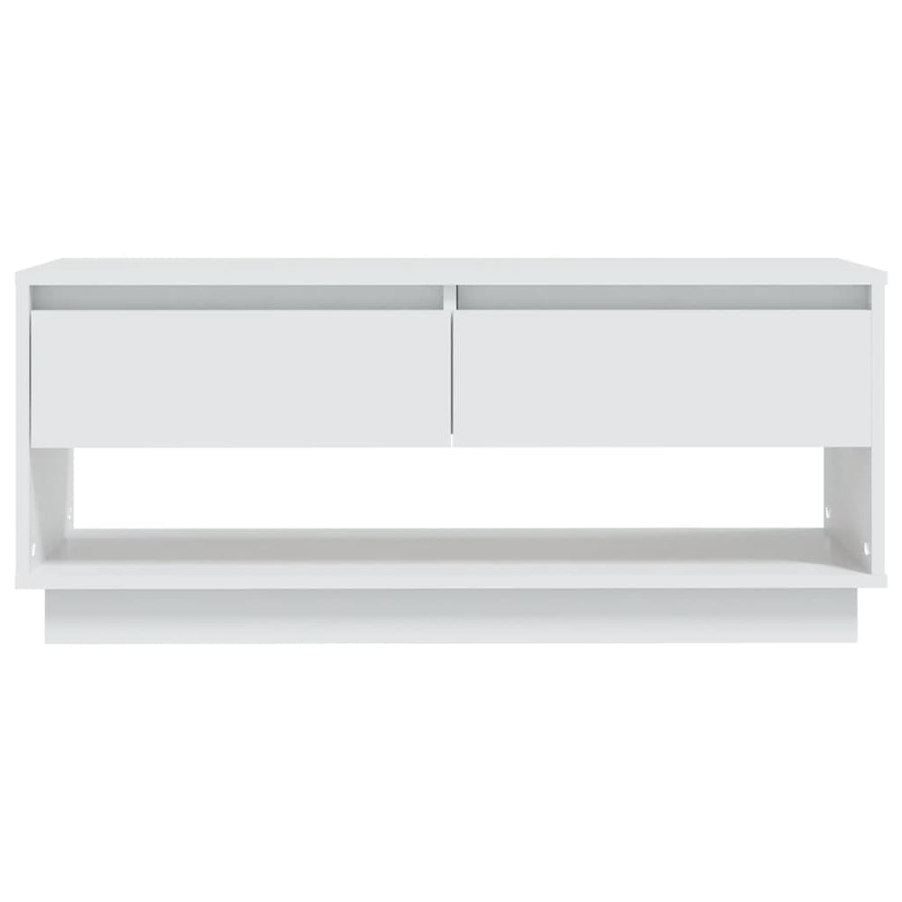 Tv-meubel 102x41x44 cm bewerkt hout wit MeubelReus