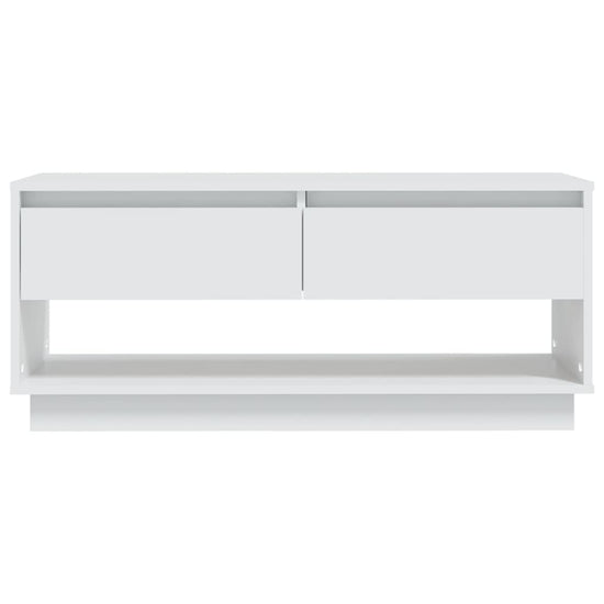 Tv-meubel 102x41x44 cm bewerkt hout wit MeubelReus