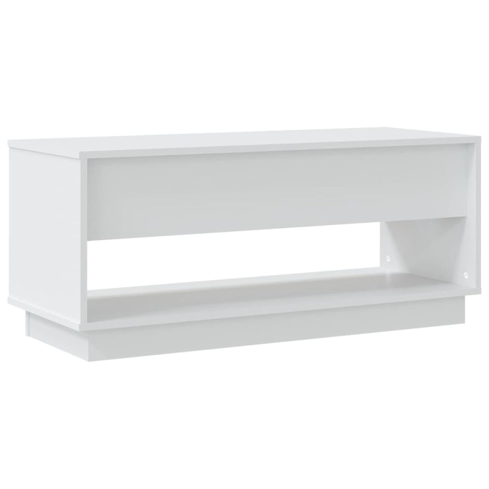 Tv-meubel 102x41x44 cm bewerkt hout wit MeubelReus