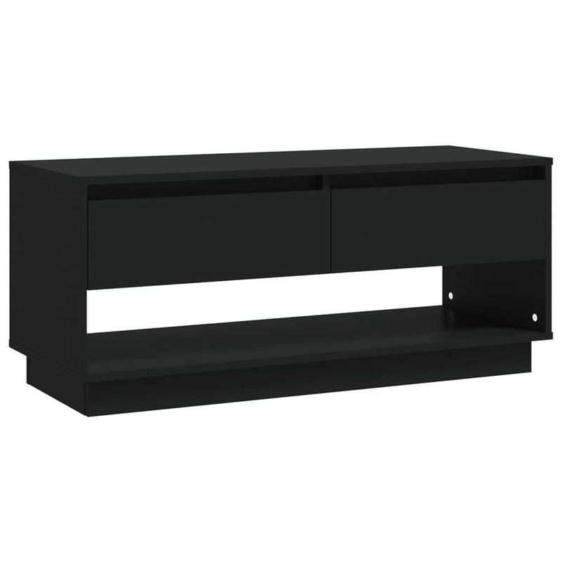 Tv-meubel 102x41x44 cm spaanplaat zwart MeubelReus