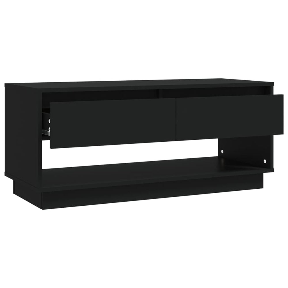 Tv-meubel 102x41x44 cm spaanplaat zwart MeubelReus