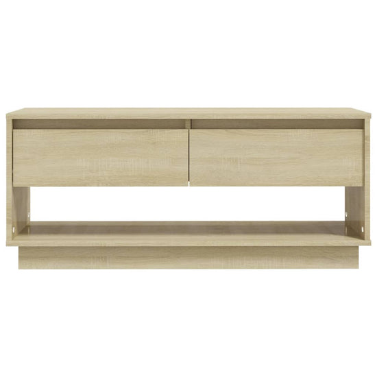 Tv-meubel 102x41x44 cm spaanplaat sonoma eikenkleurig MeubelReus