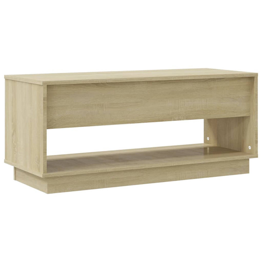Tv-meubel 102x41x44 cm spaanplaat sonoma eikenkleurig MeubelReus
