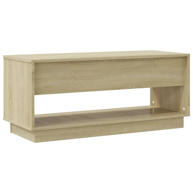 Tv-meubel 102x41x44 cm spaanplaat sonoma eikenkleurig MeubelReus