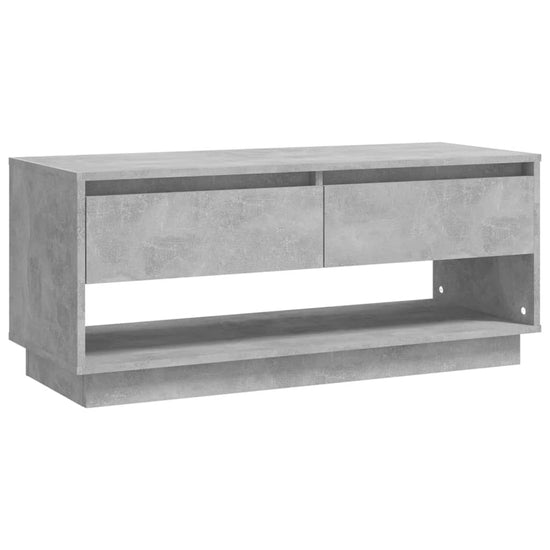 Tv-meubel 102x41x44 cm spaanplaat betongrijs MeubelReus