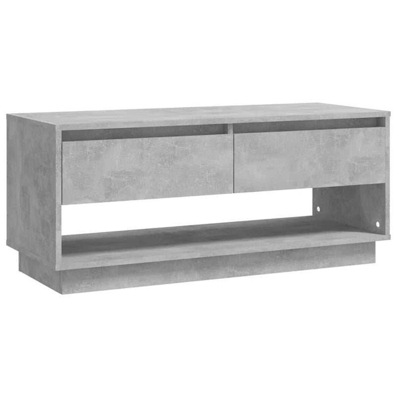 Tv-meubel 102x41x44 cm spaanplaat betongrijs MeubelReus