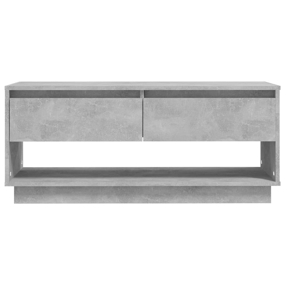 Tv-meubel 102x41x44 cm spaanplaat betongrijs MeubelReus