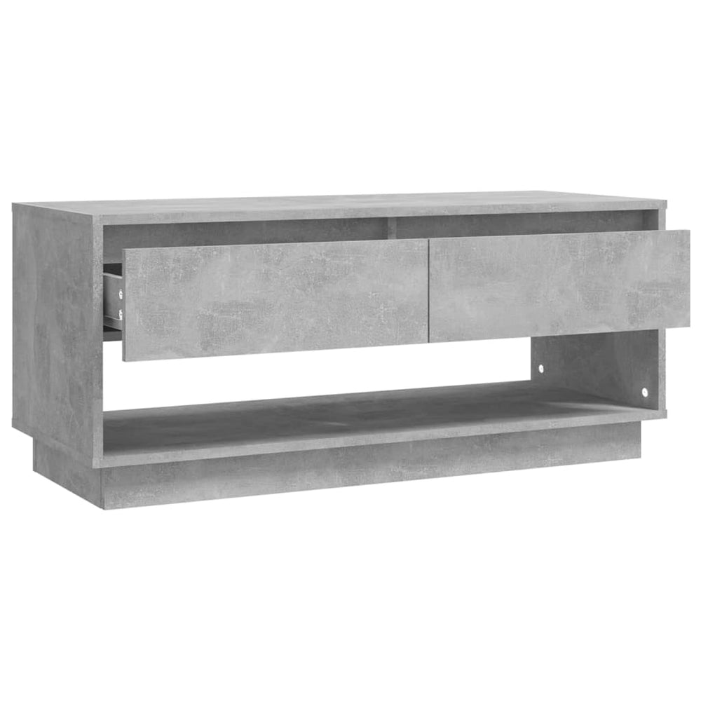 Tv-meubel 102x41x44 cm spaanplaat betongrijs MeubelReus