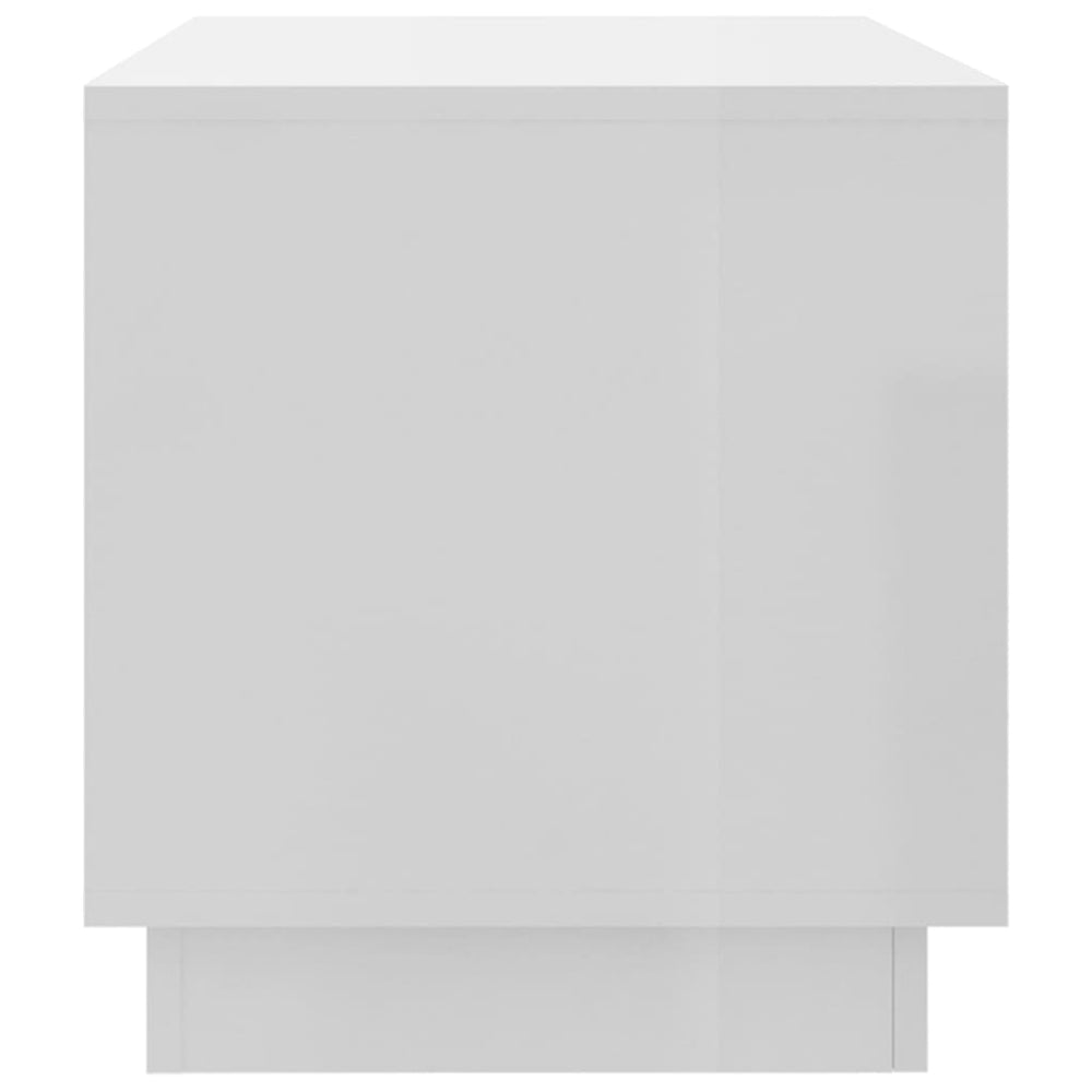 Tv-meubel 102x41x44 cm spaanplaat hoogglans wit MeubelReus