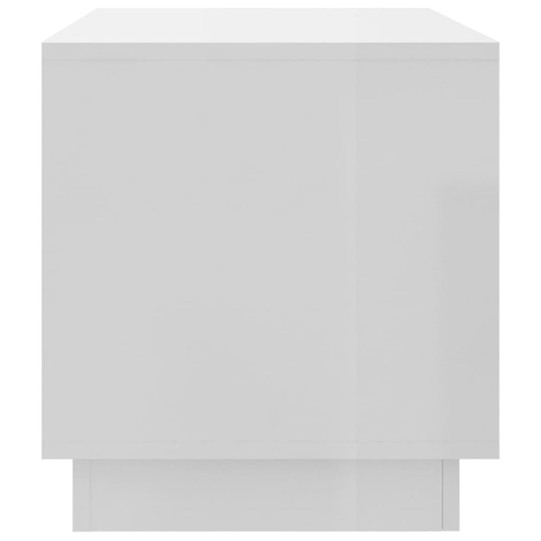 Tv-meubel 102x41x44 cm spaanplaat hoogglans wit MeubelReus