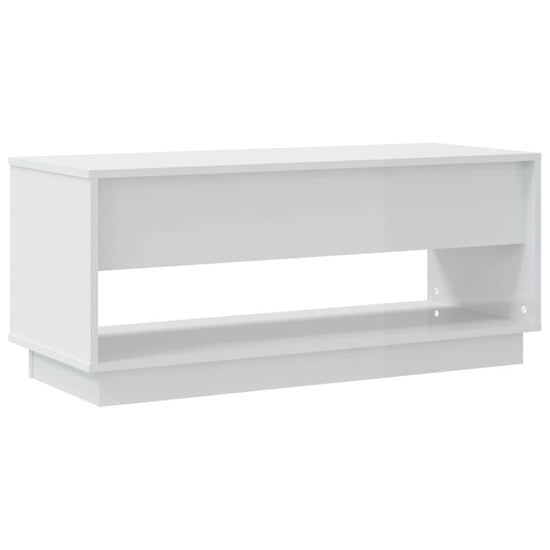 Tv-meubel 102x41x44 cm spaanplaat hoogglans wit MeubelReus