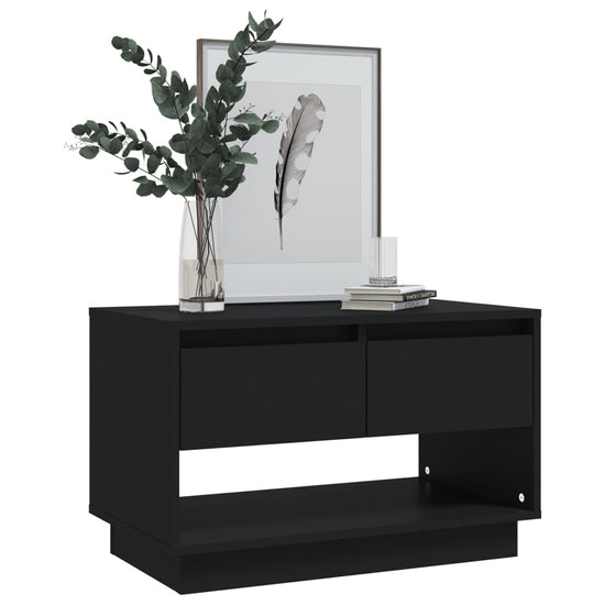 Tv-meubel 70x41x44 cm spaanplaat zwart MeubelReus