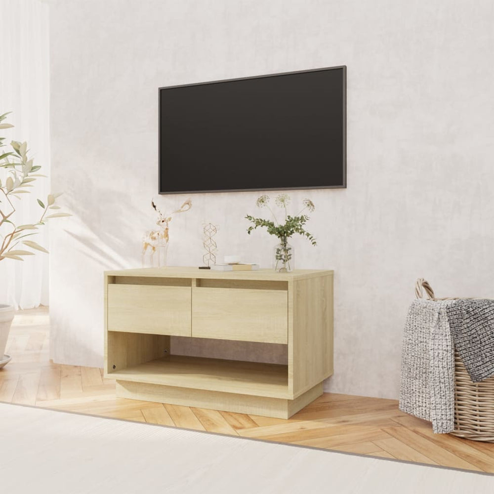 Tv-meubel 70x41x44 cm spaanplaat sonoma eikenkleurig MeubelReus