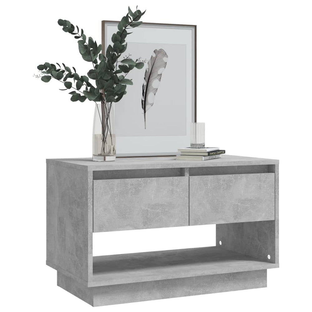 Tv-meubel 70x41x44 cm spaanplaat betongrijs MeubelReus