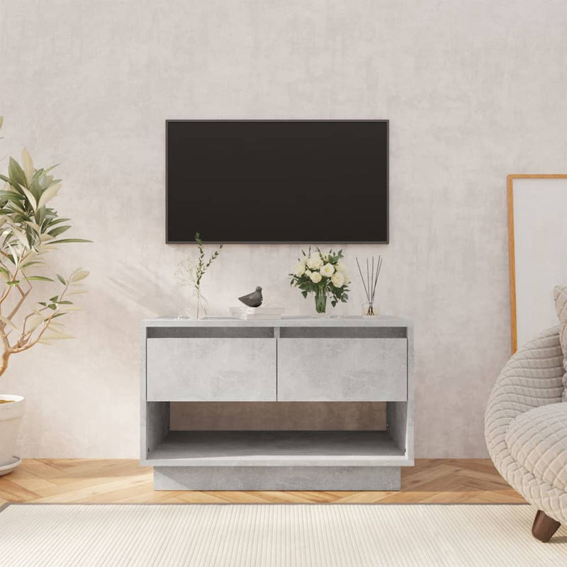 Tv-meubel 70x41x44 cm spaanplaat betongrijs MeubelReus