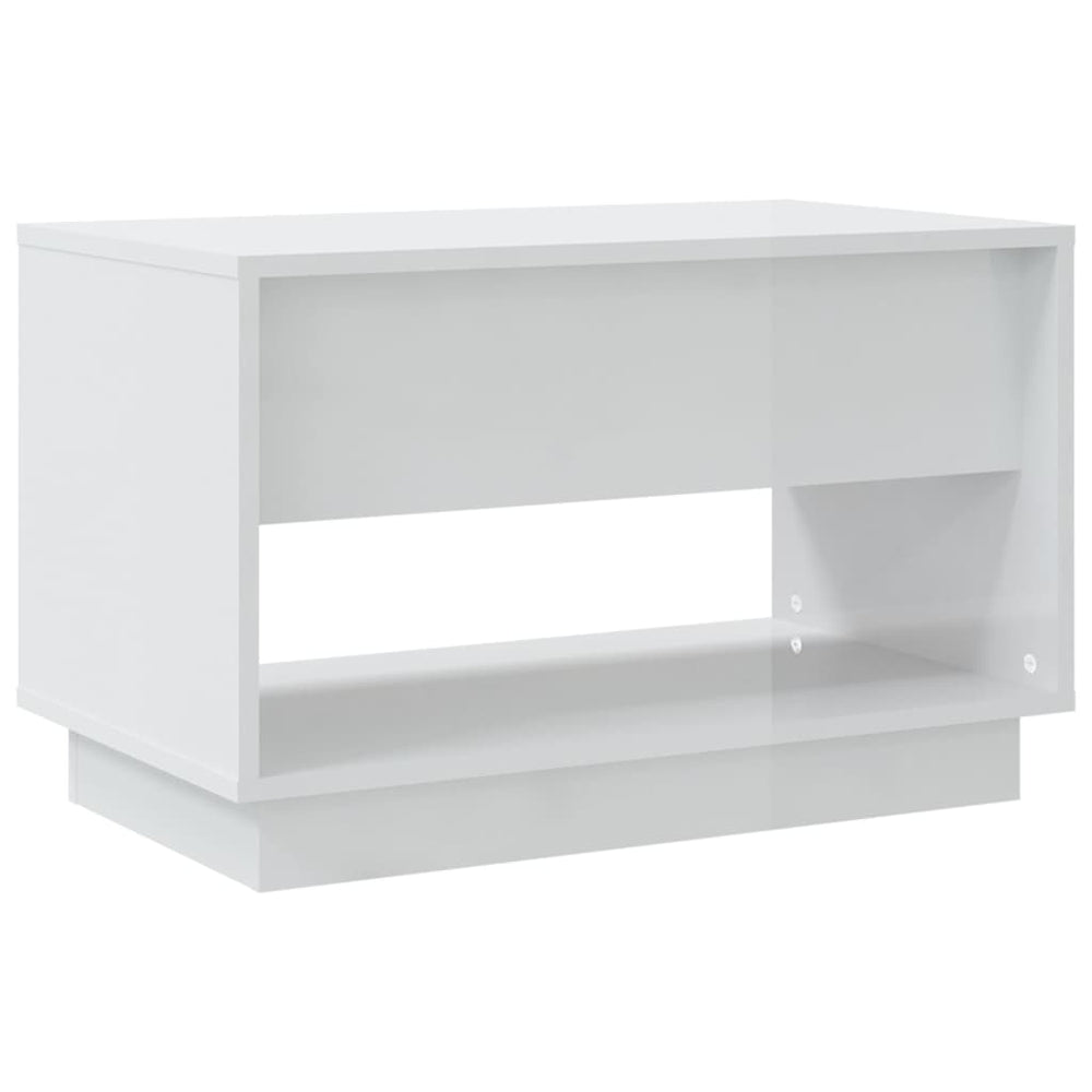 Tv-meubel 70x41x44 cm spaanplaat hoogglans wit MeubelReus