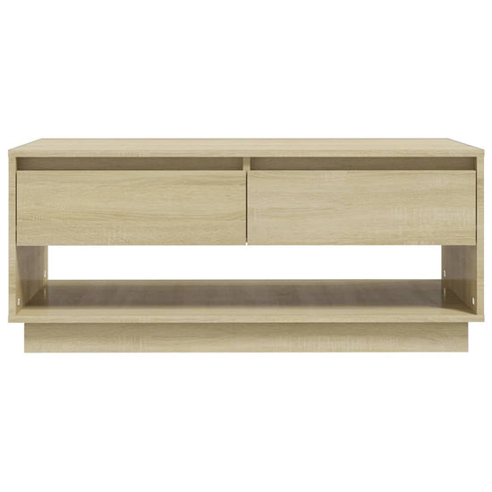 Salontafel 102,5x55x44 cm spaanplaat sonoma eikenkleurig MeubelReus