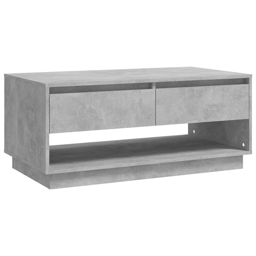 Salontafel 102,5x55x44 cm spaanplaat betongrijs MeubelReus