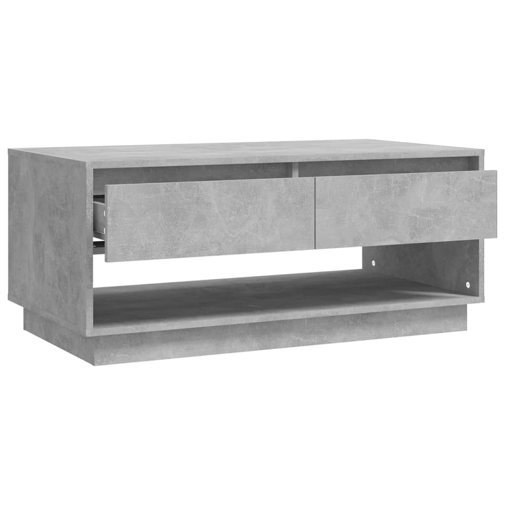 Salontafel 102,5x55x44 cm spaanplaat betongrijs MeubelReus