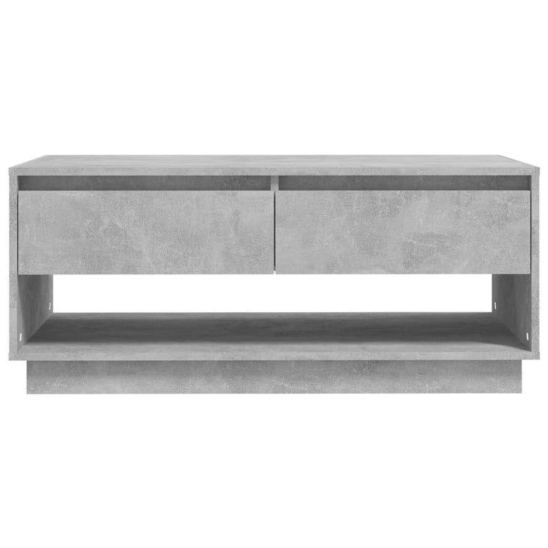 Salontafel 102,5x55x44 cm spaanplaat betongrijs MeubelReus