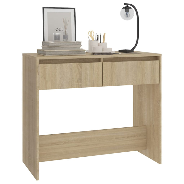 Wandtafel 89x41x76,5 cm staal sonoma eikenkleurig MeubelReus