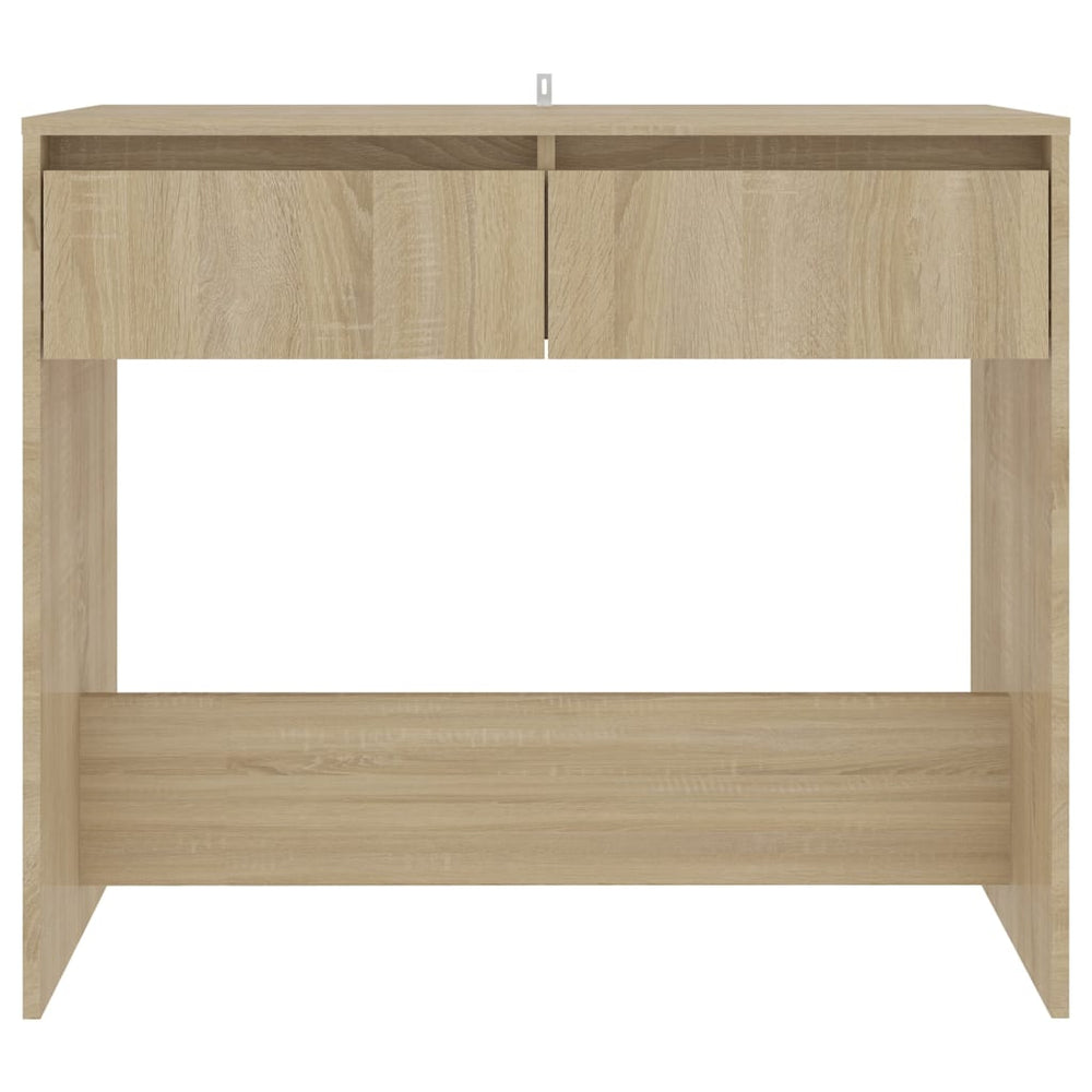 Wandtafel 89x41x76,5 cm staal sonoma eikenkleurig MeubelReus