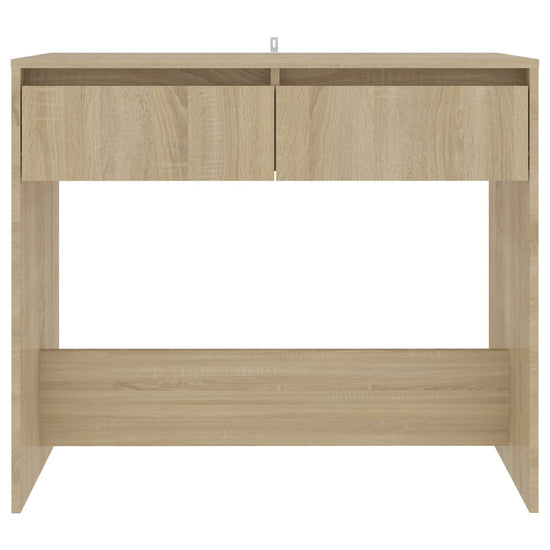 Wandtafel 89x41x76,5 cm staal sonoma eikenkleurig MeubelReus