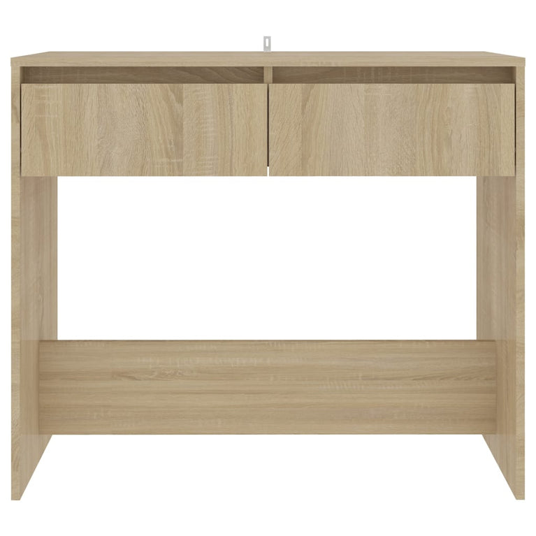 Wandtafel 89x41x76,5 cm staal sonoma eikenkleurig MeubelReus