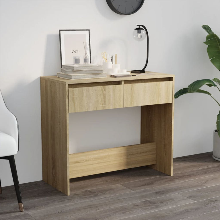Wandtafel 89x41x76,5 cm staal sonoma eikenkleurig MeubelReus