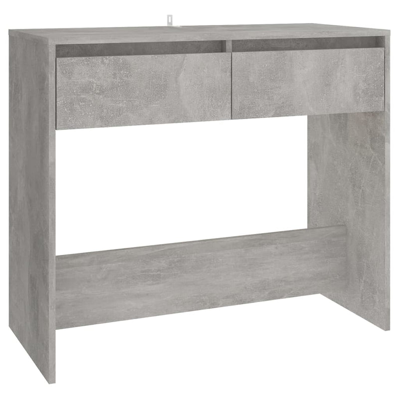 Wandtafel 89x41x76,5 cm staal betongrijs MeubelReus