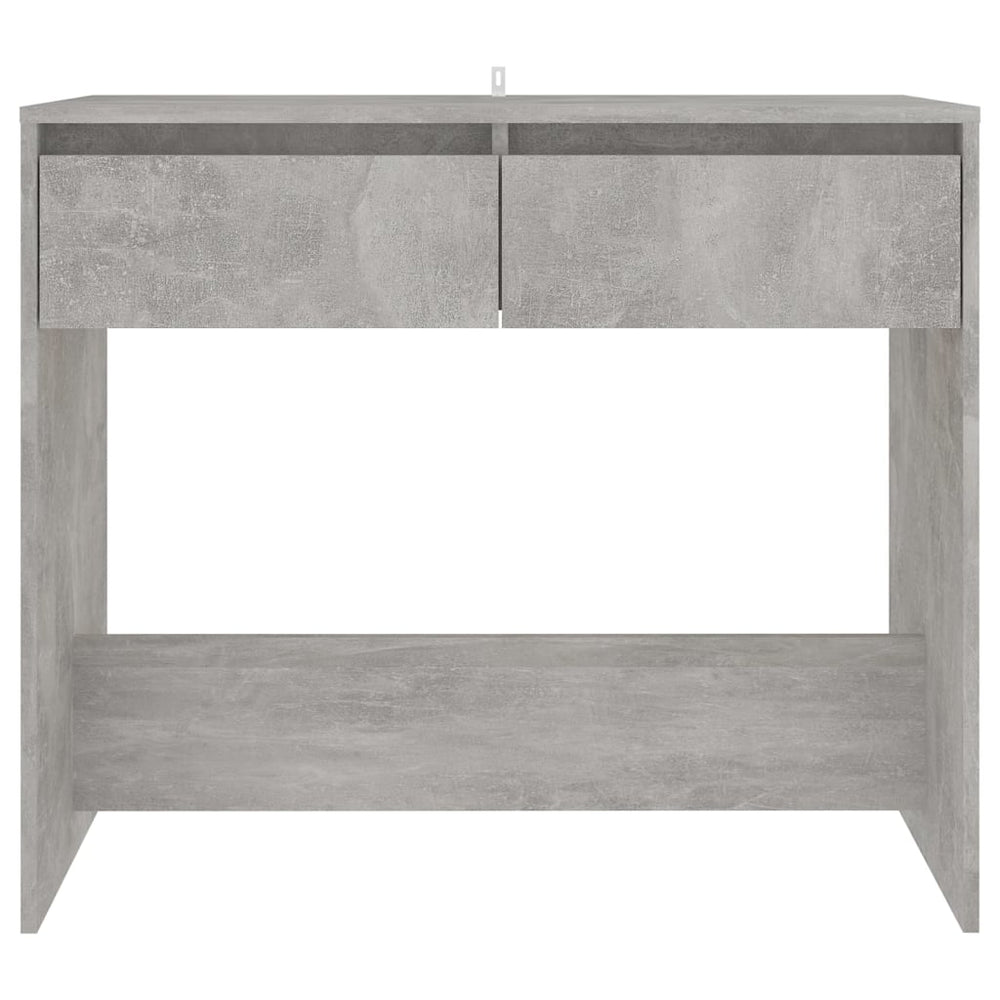 Wandtafel 89x41x76,5 cm staal betongrijs MeubelReus