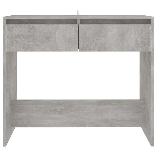 Wandtafel 89x41x76,5 cm staal betongrijs MeubelReus