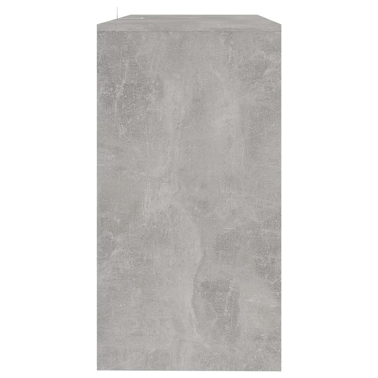 Wandtafel 89x41x76,5 cm staal betongrijs MeubelReus