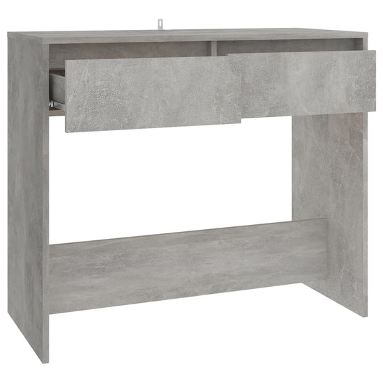 Wandtafel 89x41x76,5 cm staal betongrijs MeubelReus