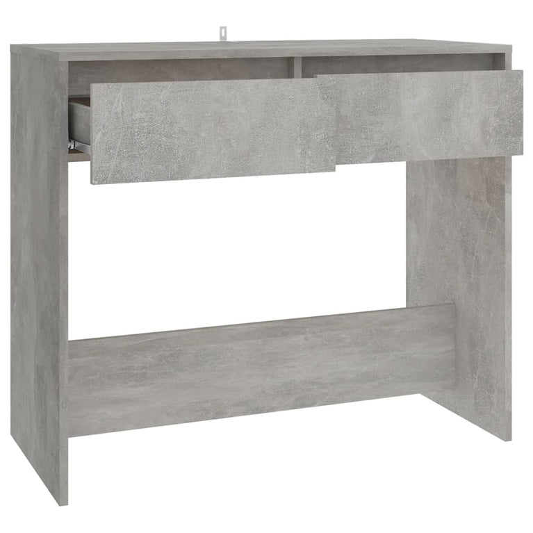 Wandtafel 89x41x76,5 cm staal betongrijs MeubelReus