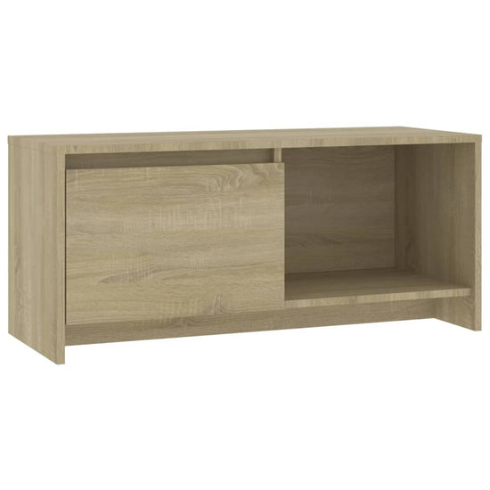 Tv-meubel 90x35x40 cm spaanplaat sonoma eikenkleurig MeubelReus