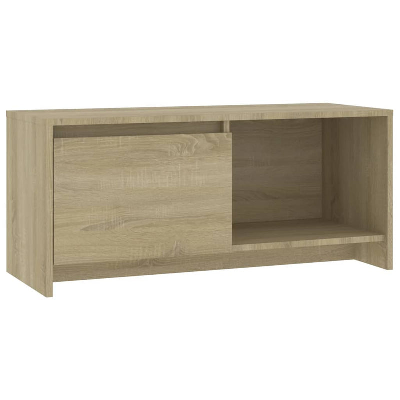 Tv-meubel 90x35x40 cm spaanplaat sonoma eikenkleurig MeubelReus