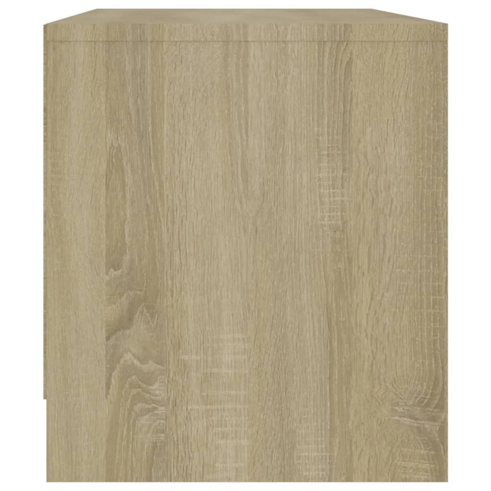 Tv-meubel 90x35x40 cm spaanplaat sonoma eikenkleurig MeubelReus