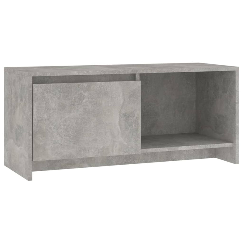 Tv-meubel 90x35x40 cm spaanplaat betongrijs MeubelReus