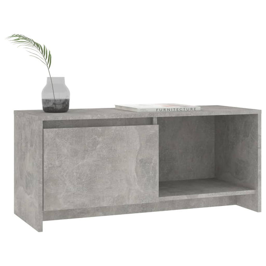 Tv-meubel 90x35x40 cm spaanplaat betongrijs MeubelReus