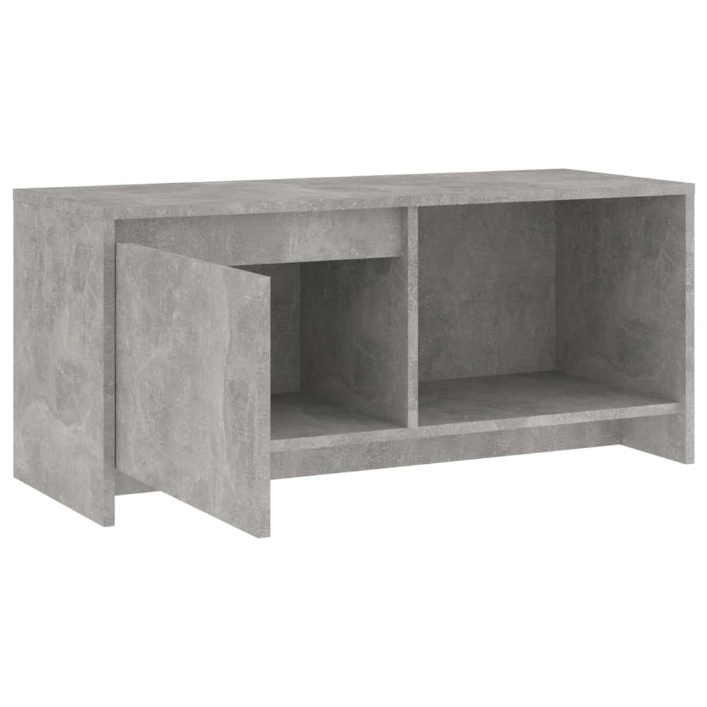 Tv-meubel 90x35x40 cm spaanplaat betongrijs MeubelReus