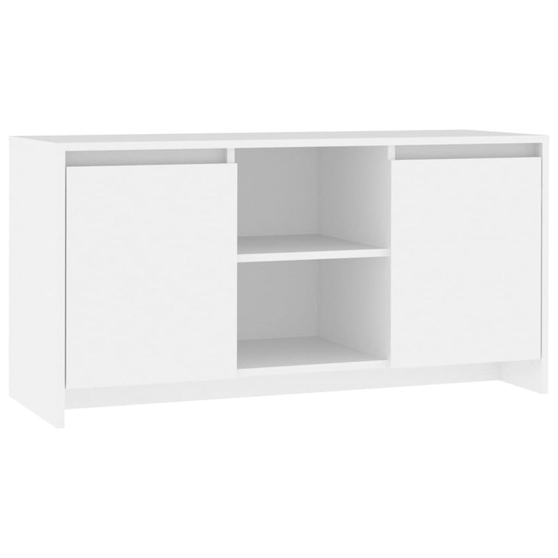 Tv-meubel 102x37,5x52,5 cm spaanplaat wit MeubelReus