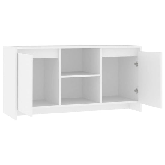 Tv-meubel 102x37,5x52,5 cm spaanplaat wit MeubelReus