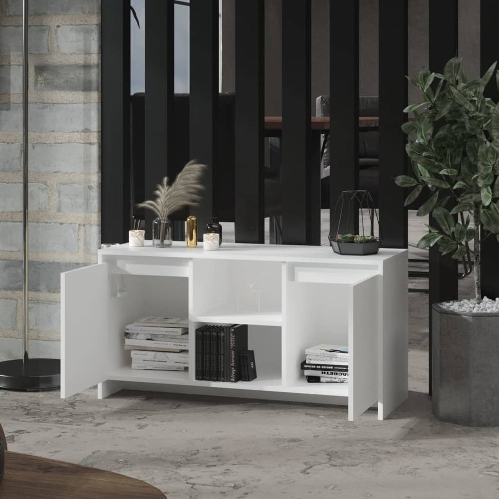 Tv-meubel 102x37,5x52,5 cm spaanplaat wit MeubelReus