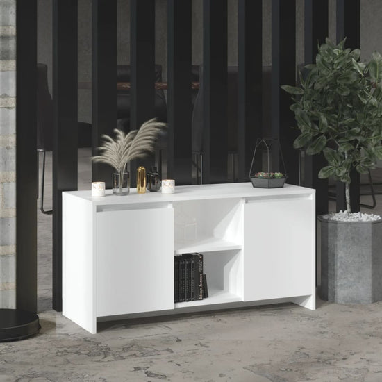 Tv-meubel 102x37,5x52,5 cm spaanplaat wit MeubelReus