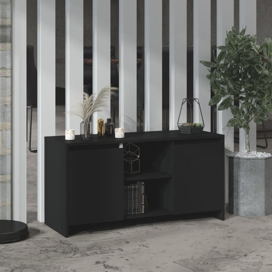 Tv-meubel 102x37,5x52,5 cm spaanplaat zwart MeubelReus